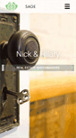 Mobile Screenshot of nickandhilary.com